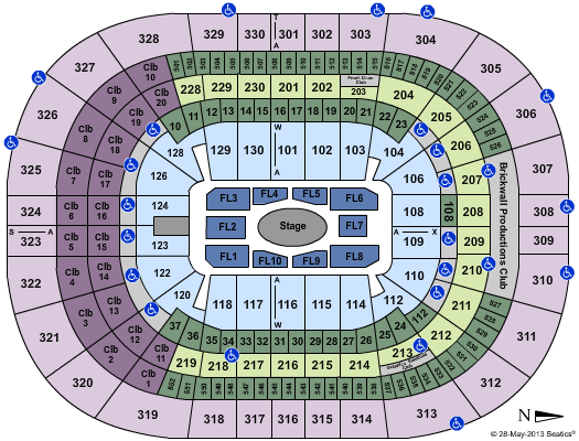 Amalie Arena Josh Groban Seating Chart